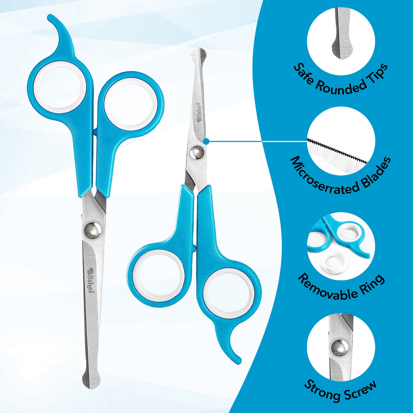 Dog Grooming Scissors 2 Pack Set