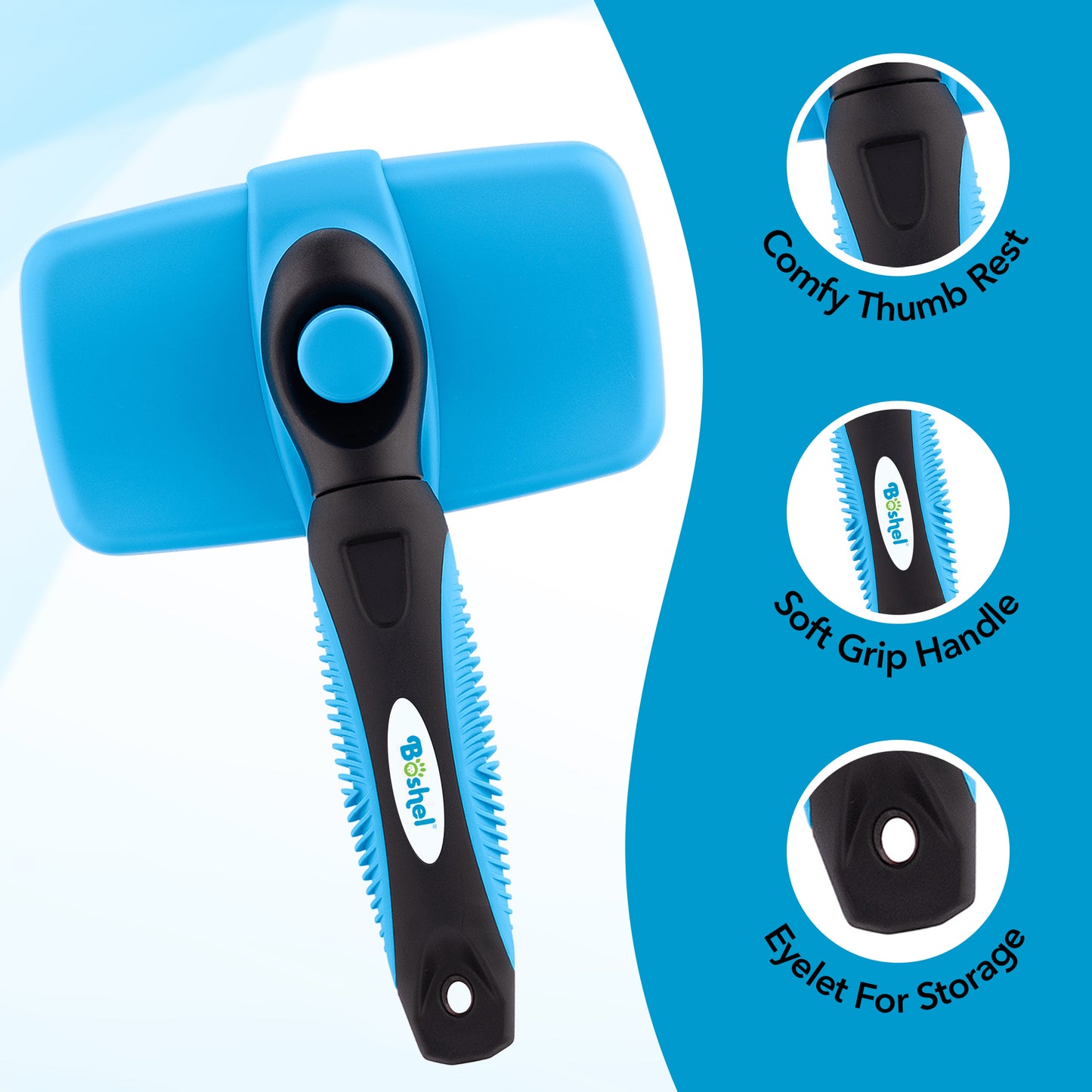 Dog Self Cleaning Slicker Brush