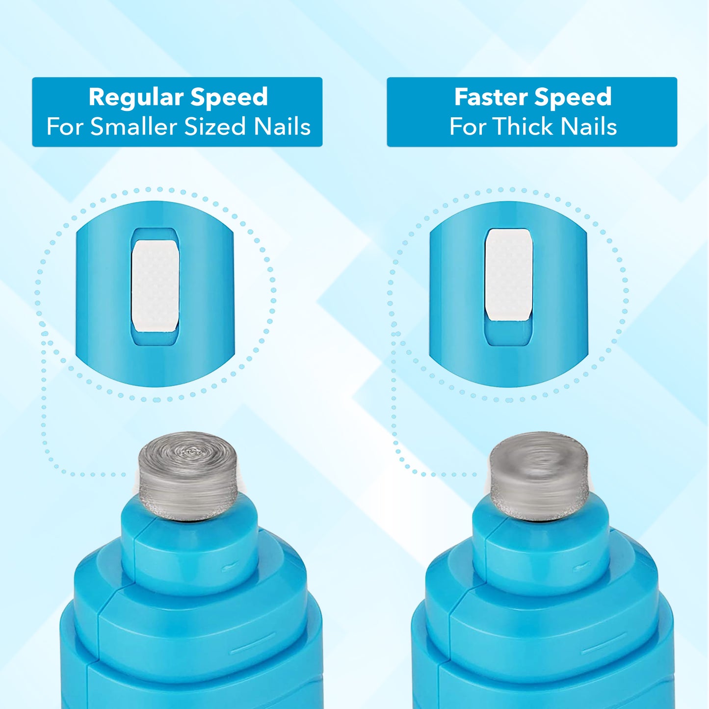 Pet Nail Grinder - 2-Speed & 3 Port Cap