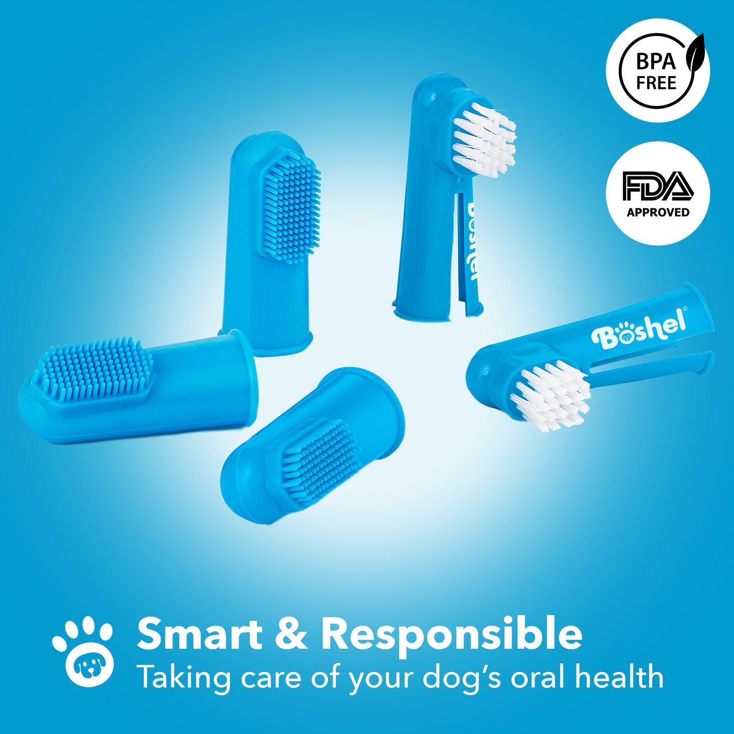 Finger Toothbrush Set - 8 Pc