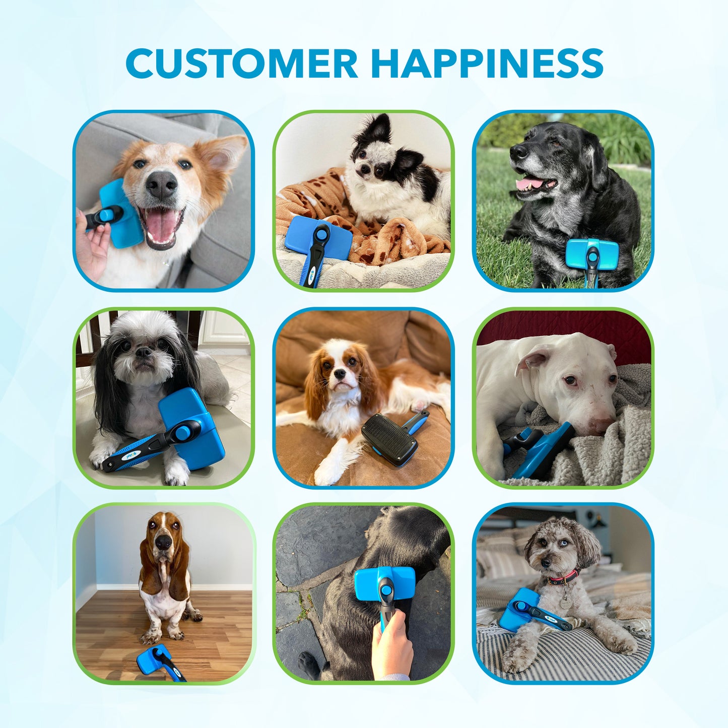 Dog Self Cleaning Slicker Brush