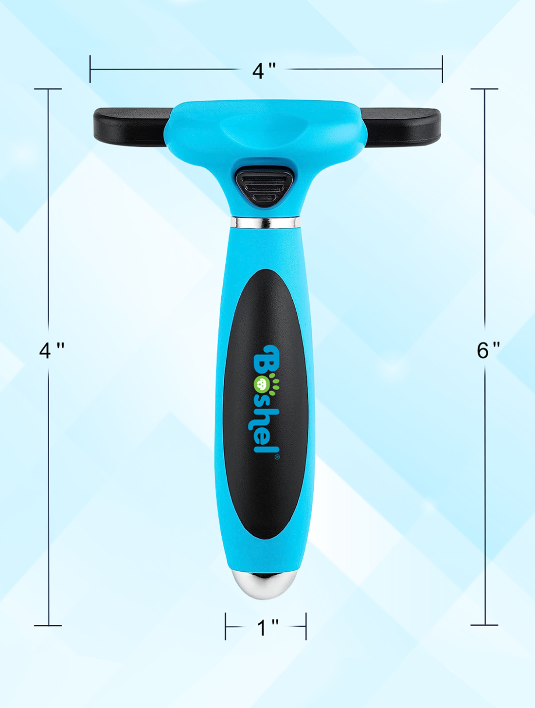 Dog Deshedding Comb - 1-Click Easy Clean