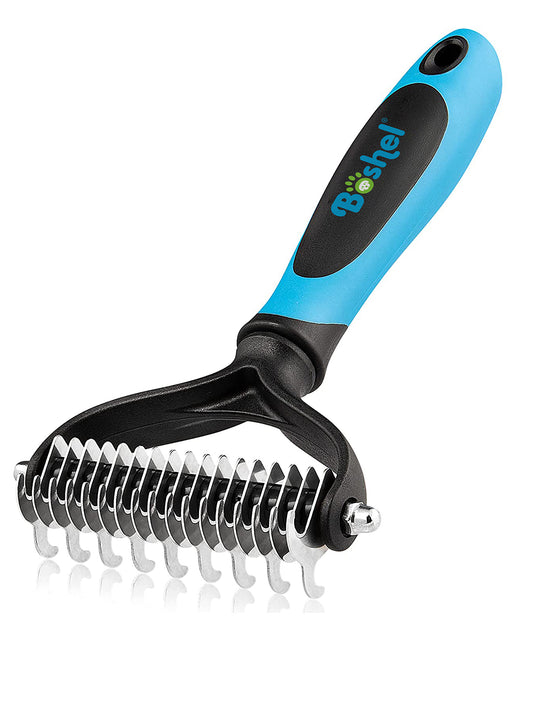 Dog Undercoat Rake and Pet Comb