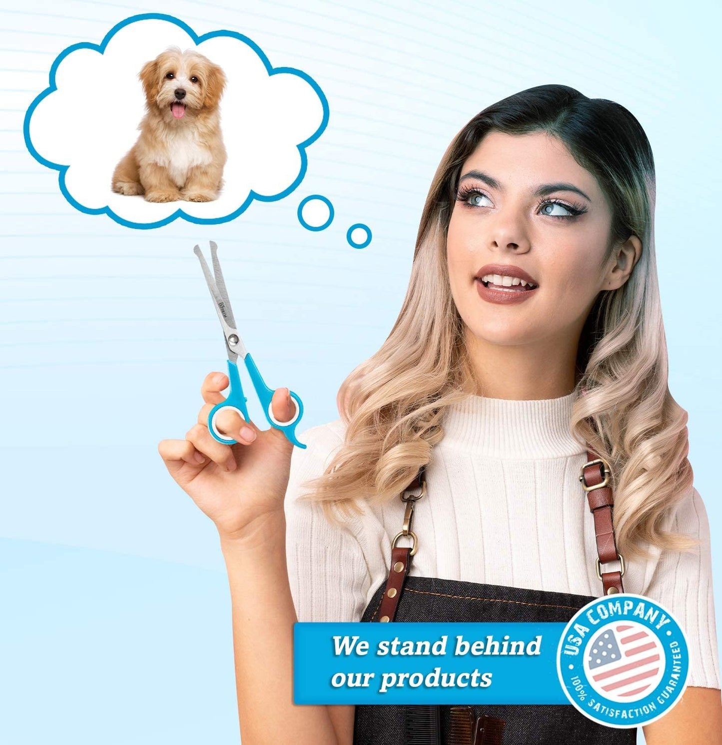 Dog Grooming Scissors 2 Pack Set