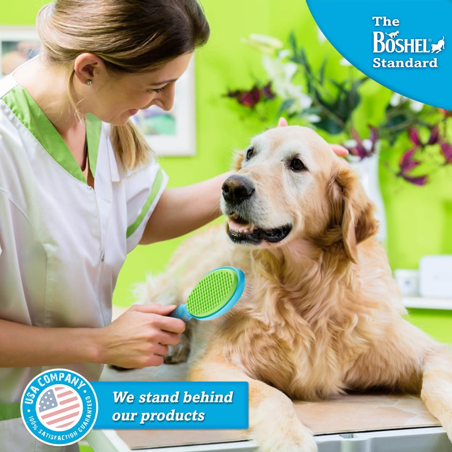 2-in-1 Dog Brush & Hair Remover