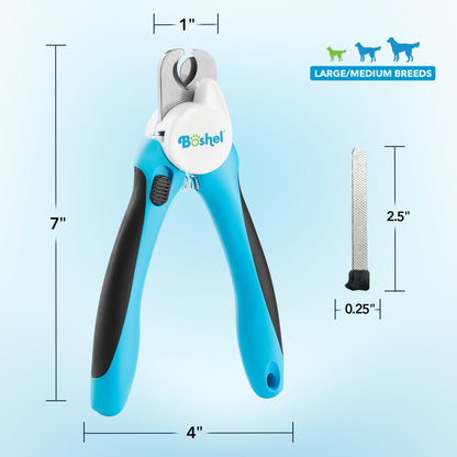 Dog LED Nail Clippers With Small Nail File