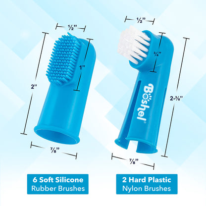 Finger Toothbrush Set - 8 Pc