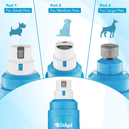 Pet Nail Grinder - 2-Speed & 3 Port Cap