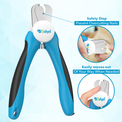 Dog LED Nail Clippers With Small Nail File