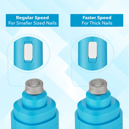 Pet Nail Grinder - 2-Speed & 3 Port Cap