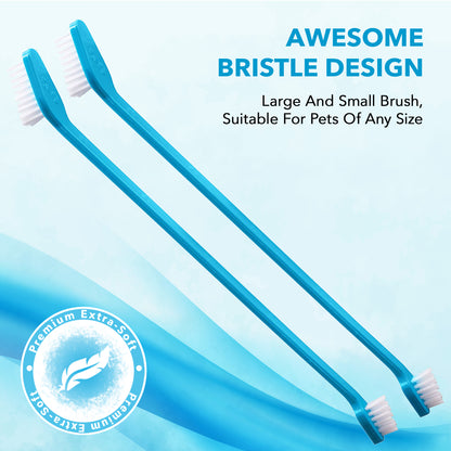 Dog Toothbrush Set - For All Sizes
