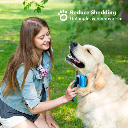 Dog Self Cleaning Slicker Brush
