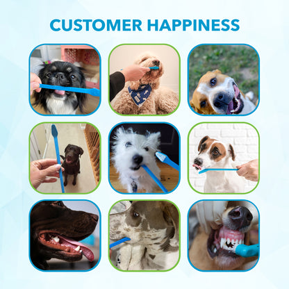 Dog Toothbrush Set - 8 Pack