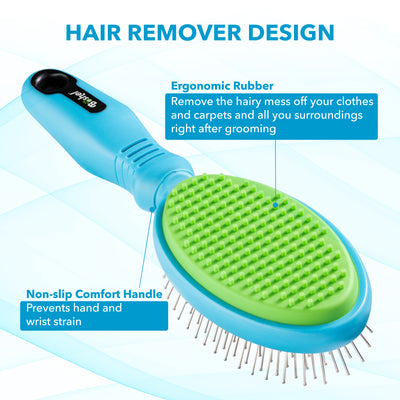 Dog Hair Brush & Rubber Dog Hair Remover