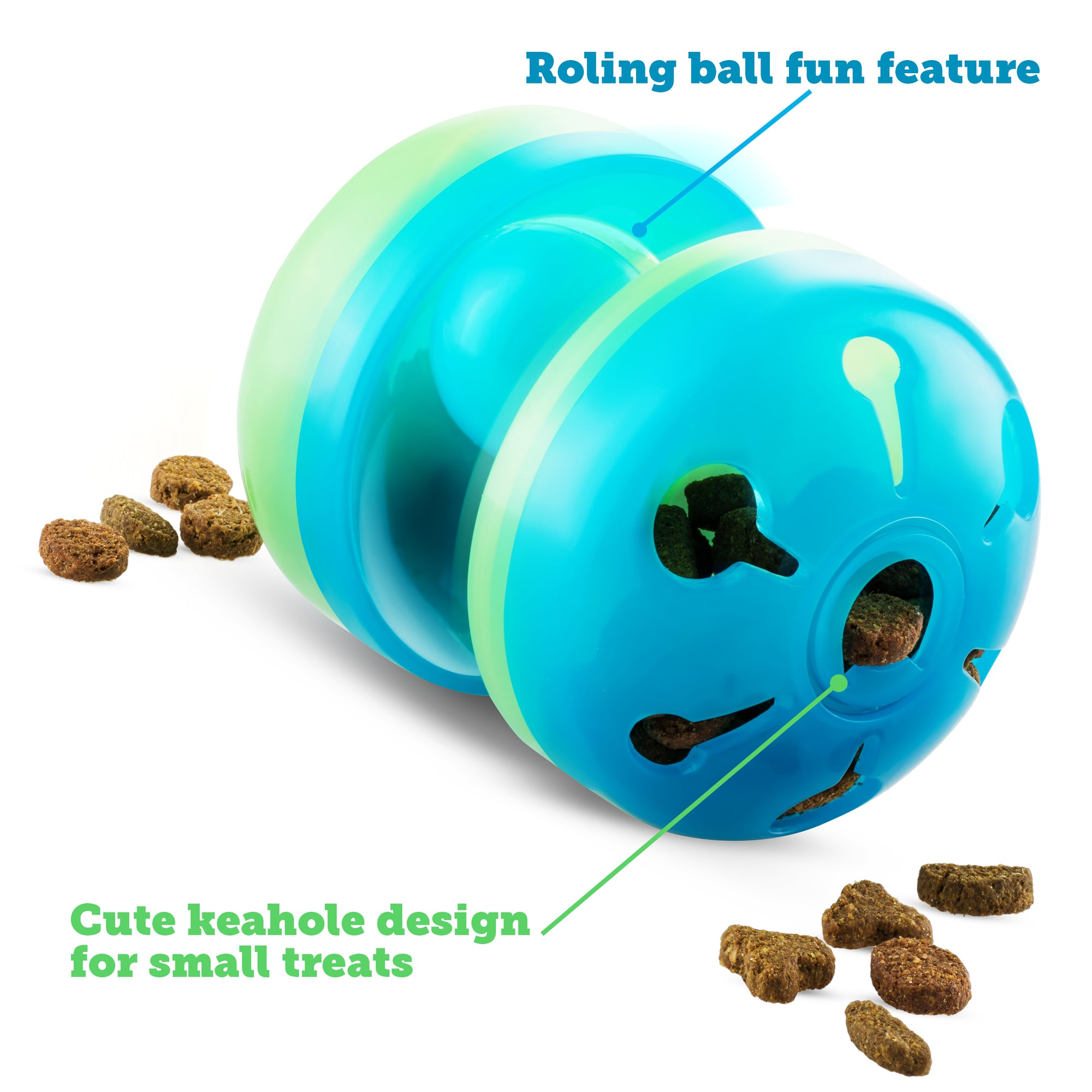 Cat Treat Dispenser Toy - Cat Feeder Toy, Cat Treat Toy, Treat Dispensing  Cat Toy, Cat Ball