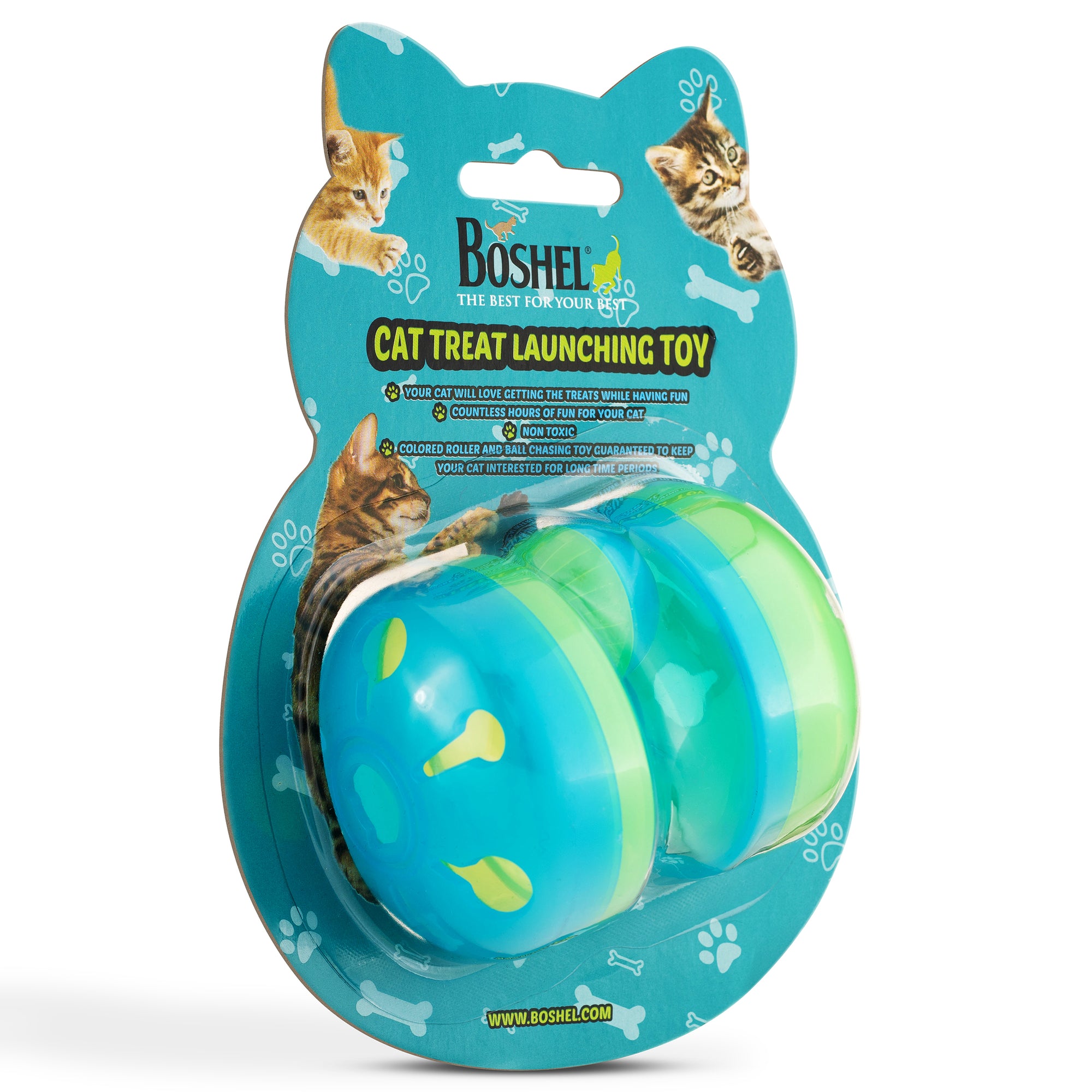 Cat Treat Dispenser Toy - Cat Feeder Toy, Cat Treat Toy, Treat Dispensing Cat  Toy, Cat Ball