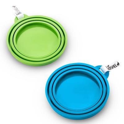Dog Can Cover by Boshel - Set Of 2 Silicone Dog Can Lids - Maintains Freshness & Locks in Smell - Each Dog Can Lid Fits 3 Can Sizes - FDA-Approved - Dog Food Lid Is Suitable For People & Pet Food Can